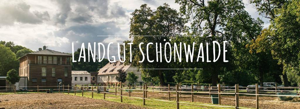 Gaestehaus Am Landgut Schonwalde-Glien Exterior foto