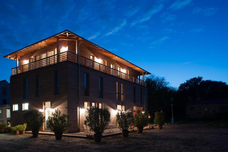 Gaestehaus Am Landgut Schonwalde-Glien Exterior foto