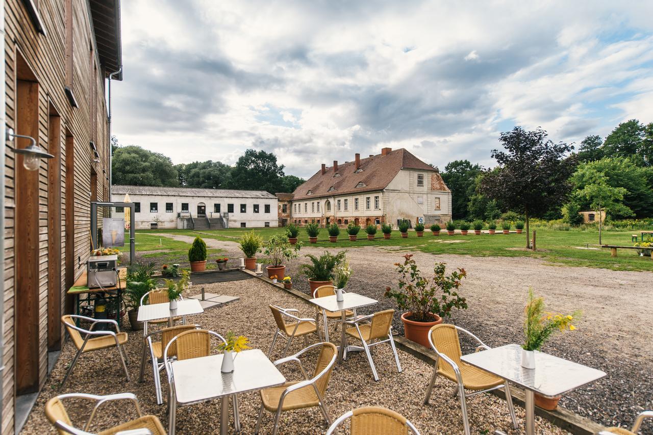 Gaestehaus Am Landgut Schonwalde-Glien Exterior foto
