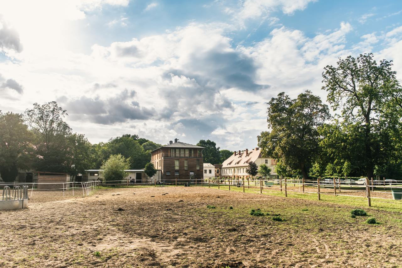 Gaestehaus Am Landgut Schonwalde-Glien Exterior foto